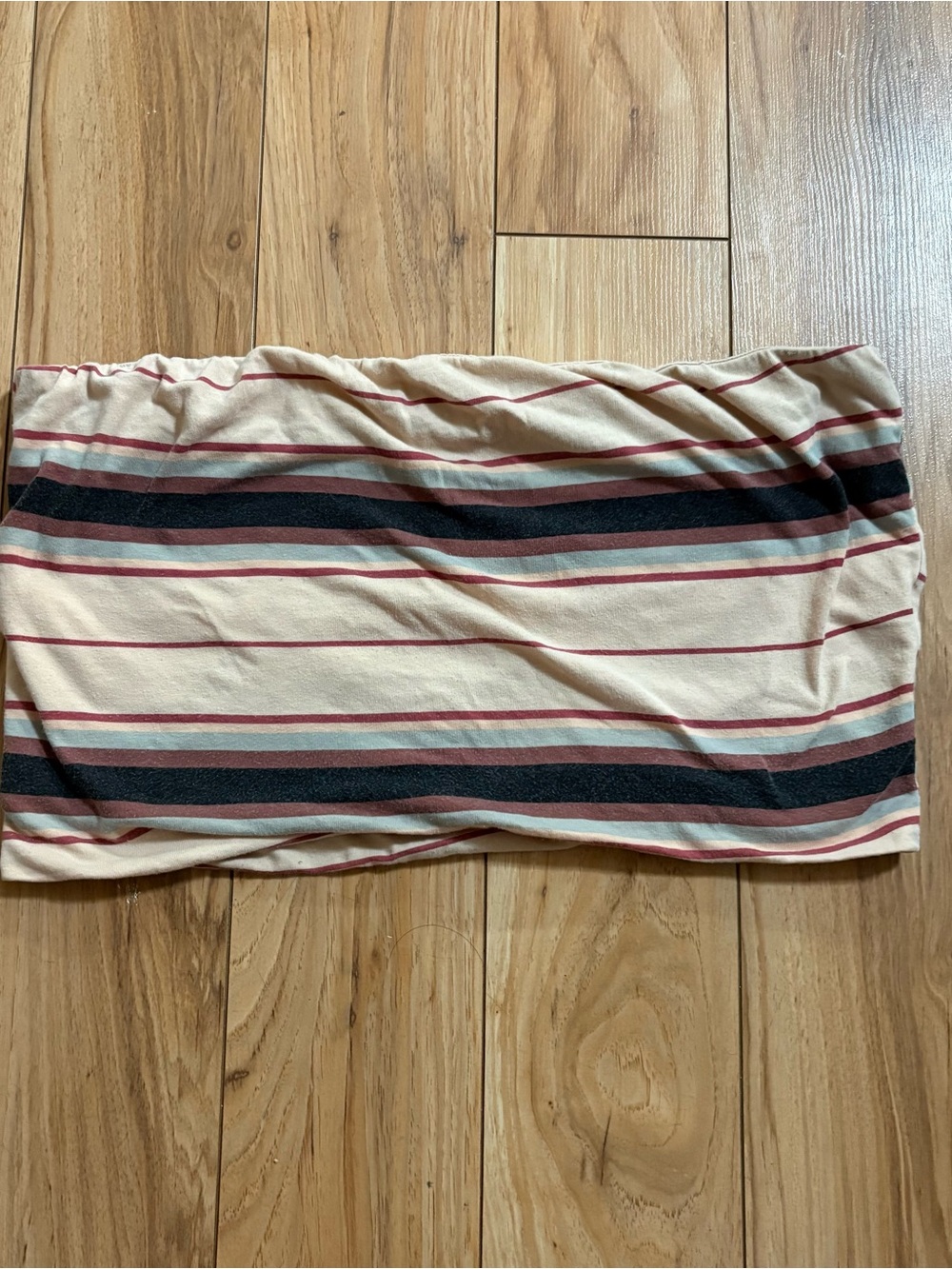 Charlotte Russe Tube Top Striped Pink and Blue Summer Top Women’s Plus Size XL